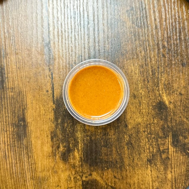 Spicy Garlic Dipping Sauce.