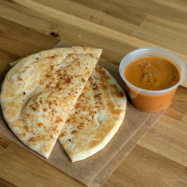 Naan & Curry Dip.