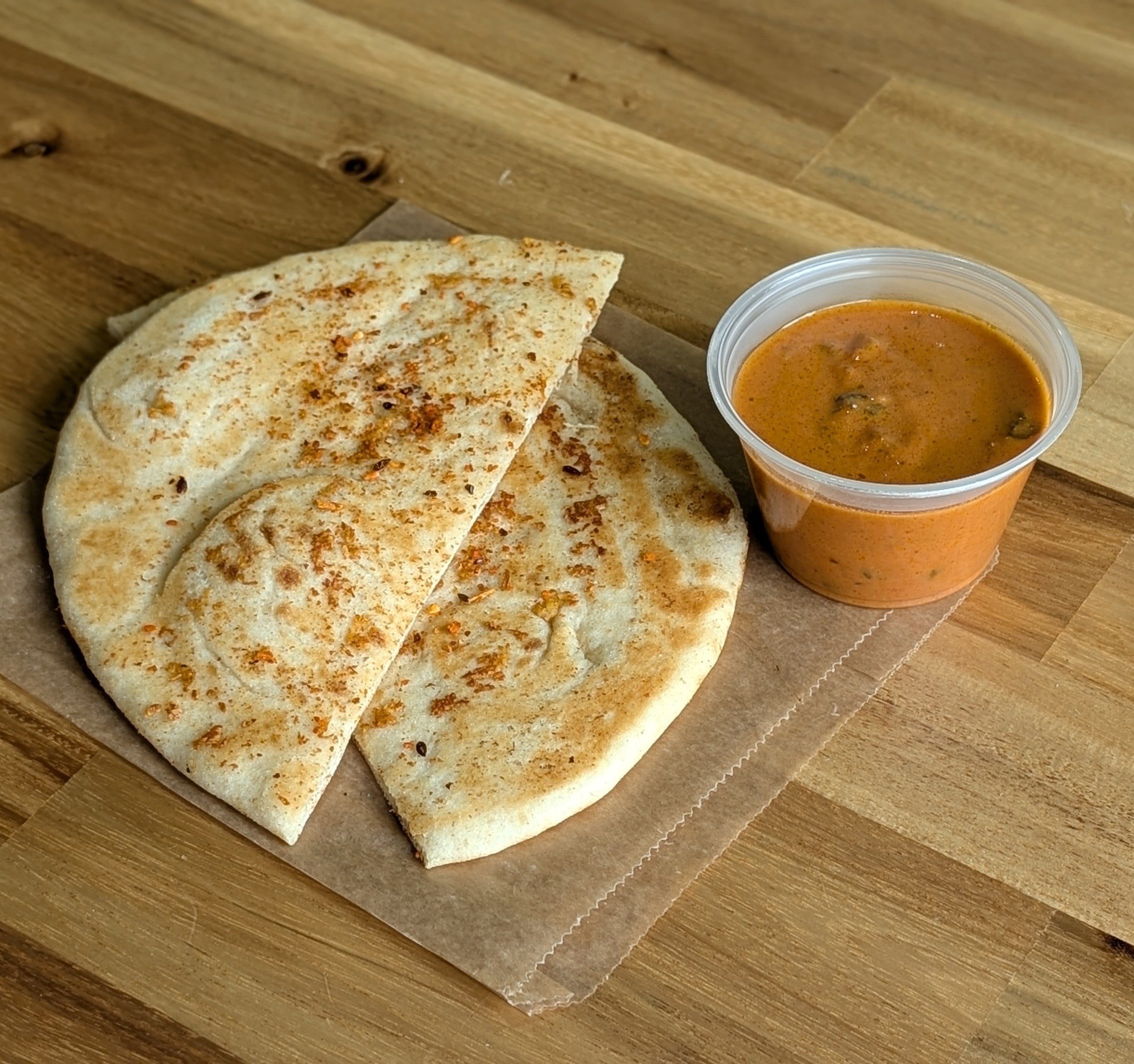 Naan & Curry.