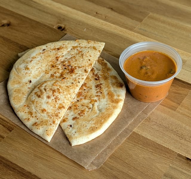 Naan & Curry.