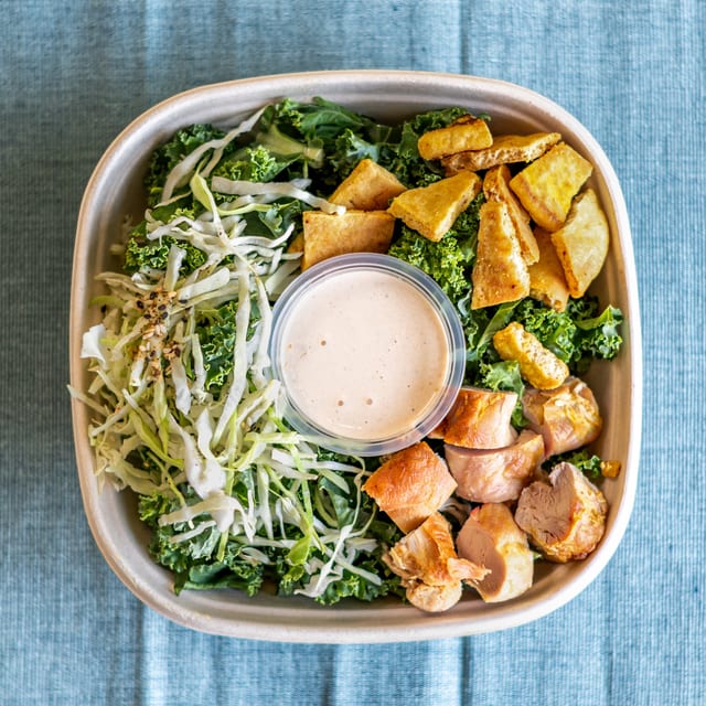 Chicken Caesar Salad.