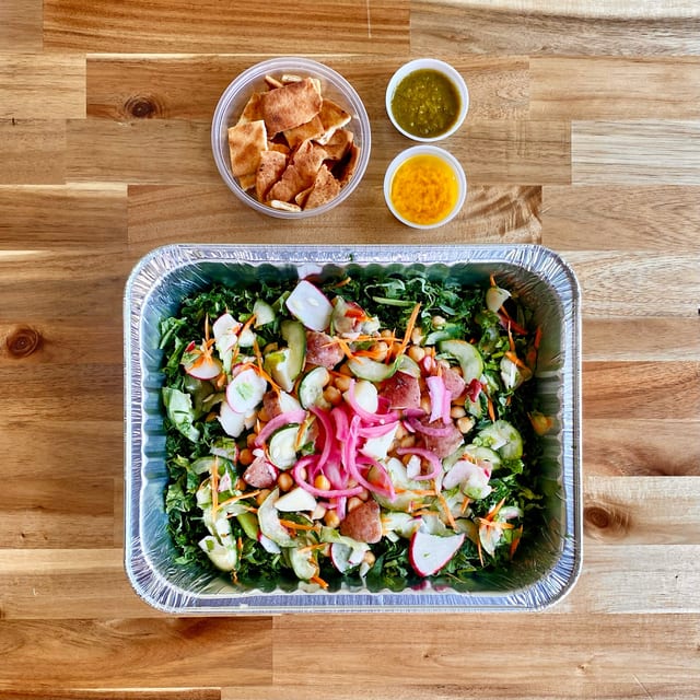 Kale Bhel Salad.